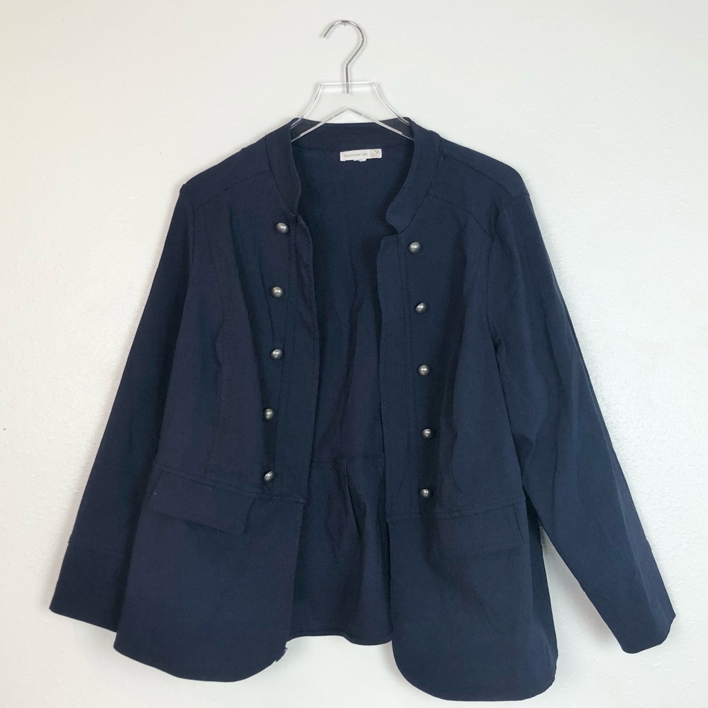 Westport Navy Blue Military Style Jacket